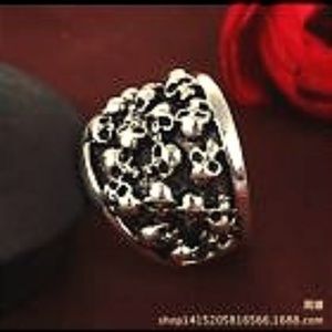 Men's Stainless Steel Vogue Design Skull Ring